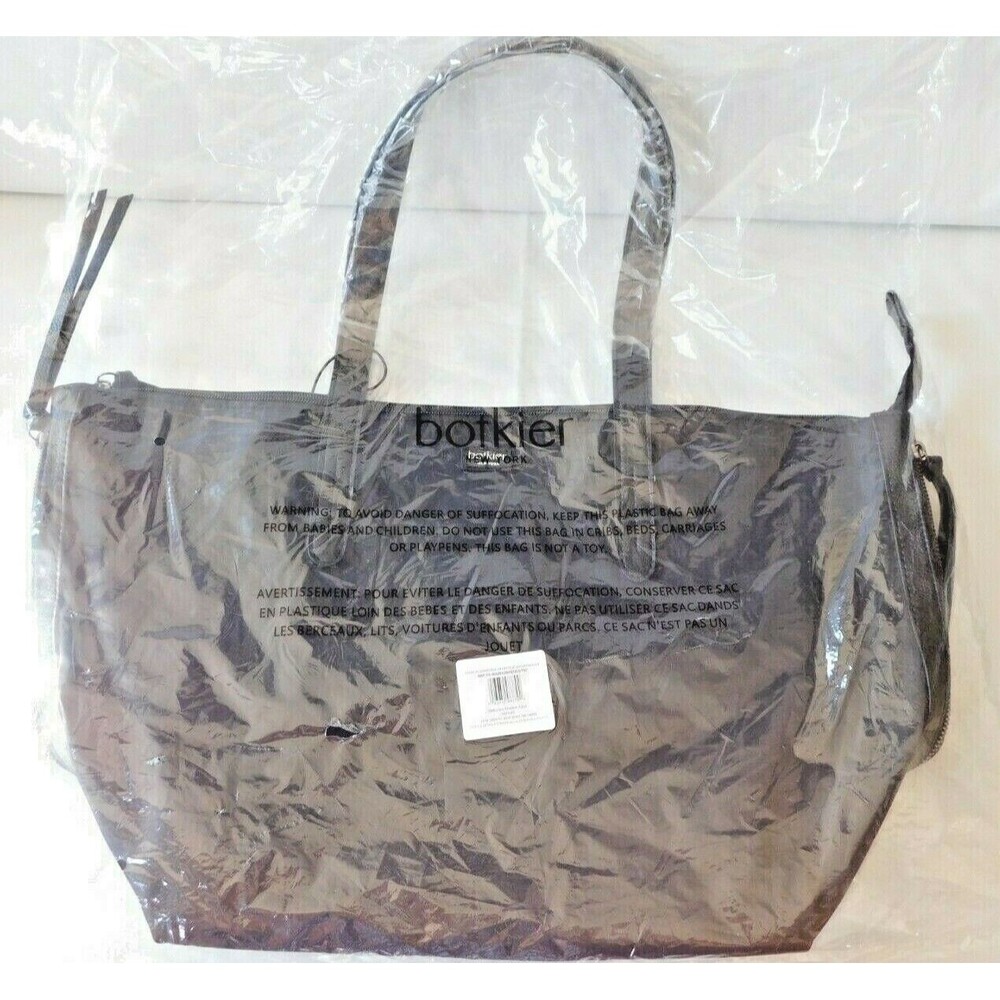 BOTKIER New York Bond TOTE Bag Black Nylon NEW w/Tags NWT Spacious